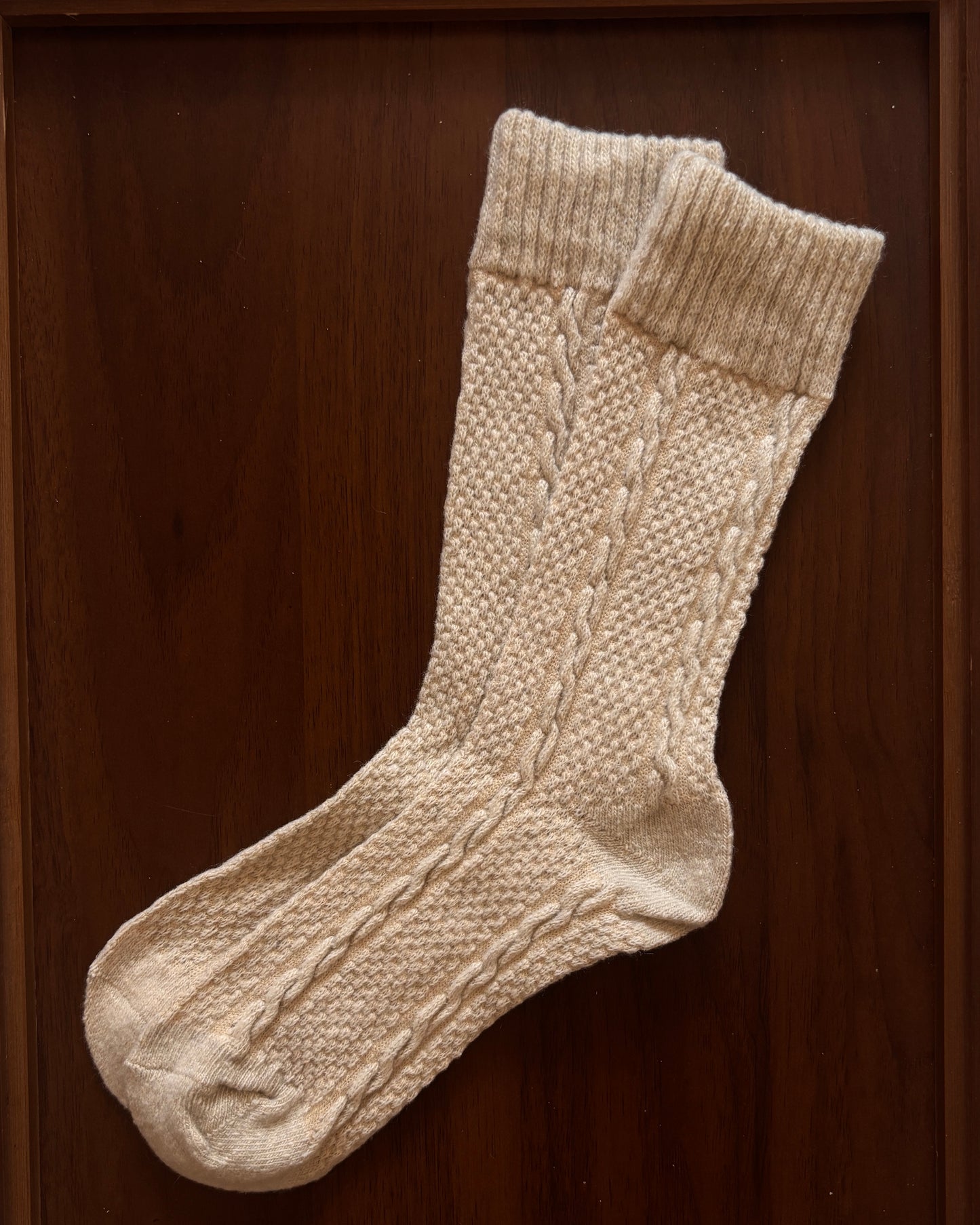 chaussettes tricotées torsadées pour les femmes lot de 3