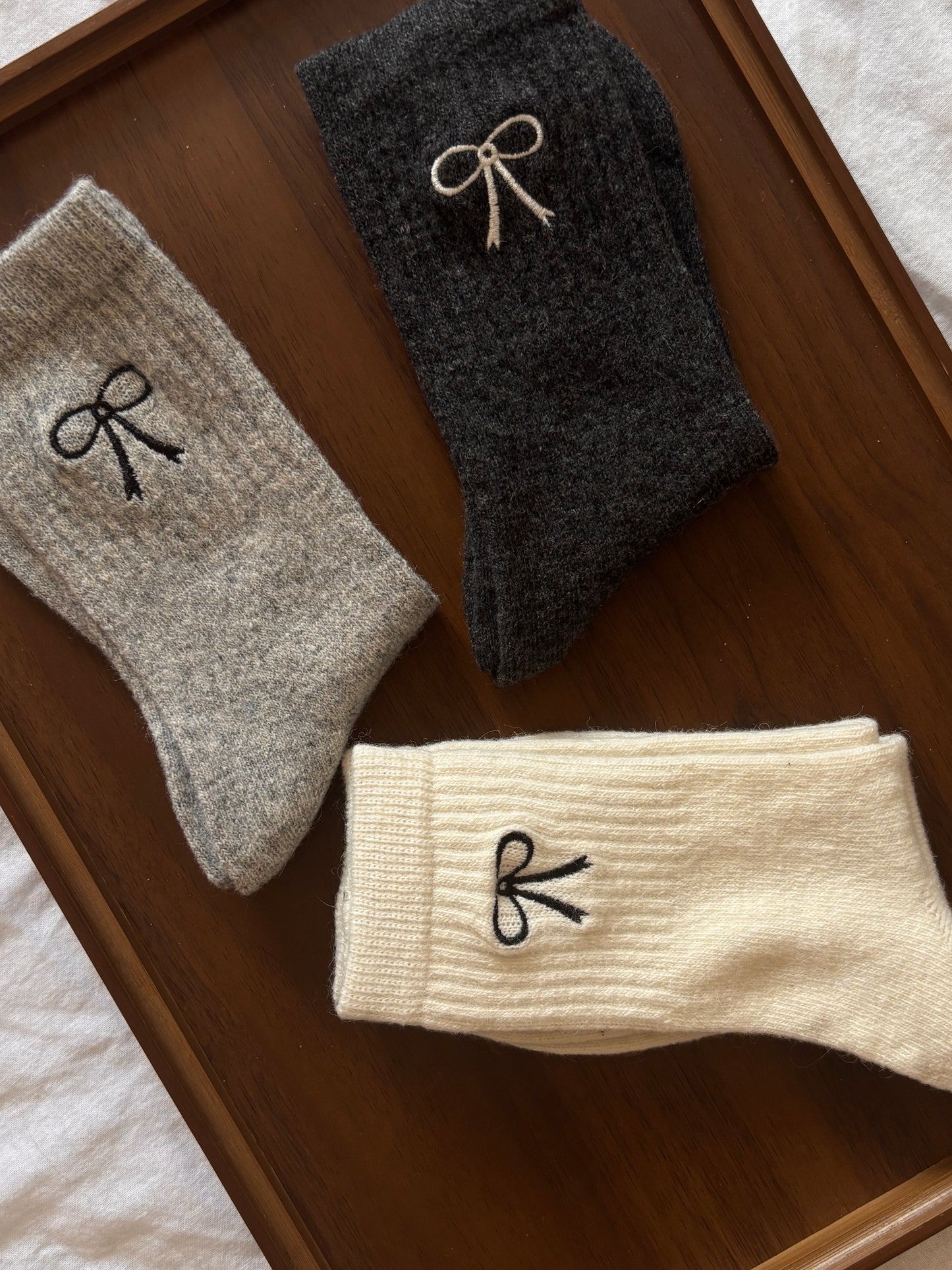 chaussettes en laine femme lot de 3