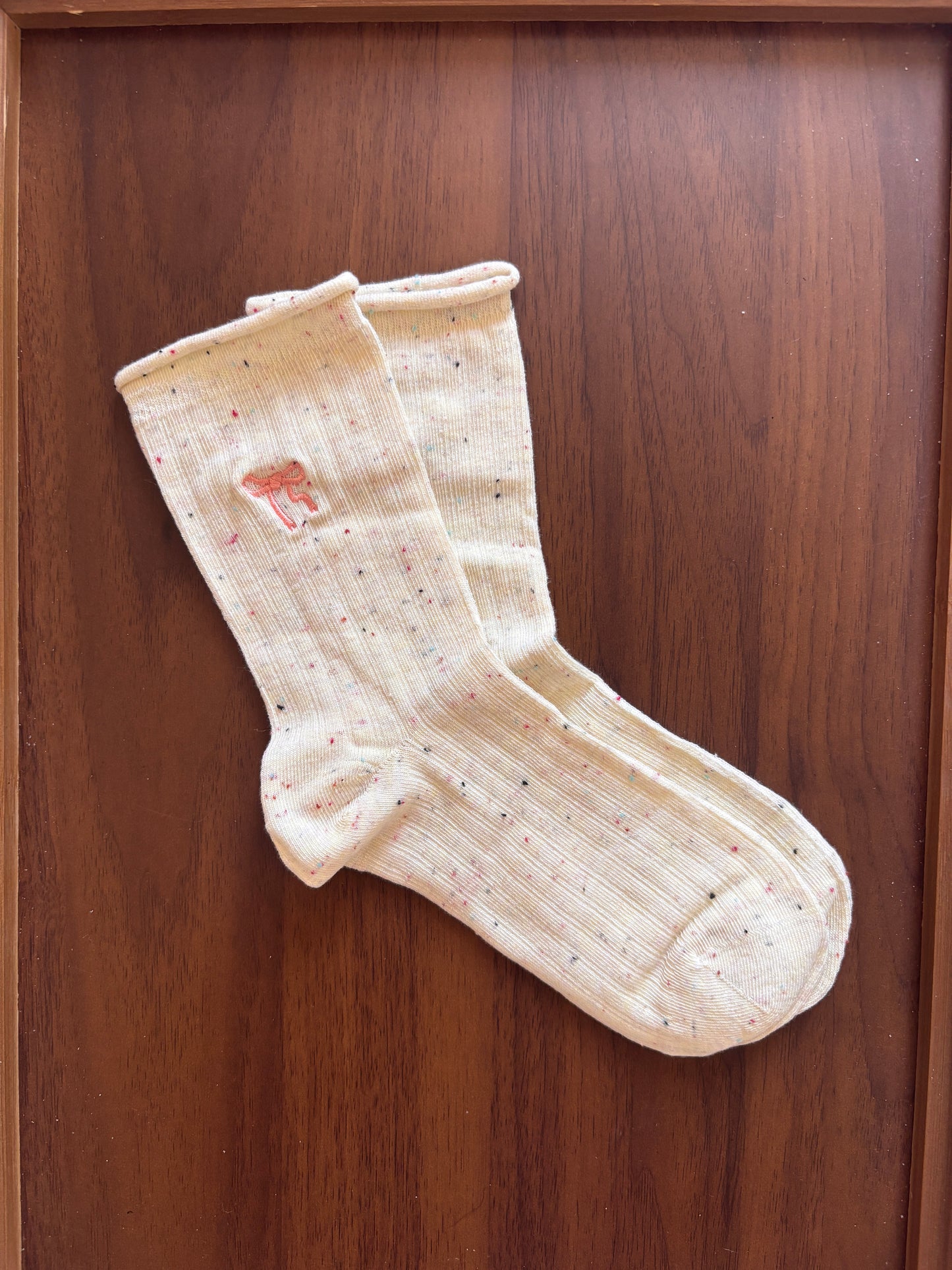 chaussettes tricotées Le nœud papillon femme lot de 3