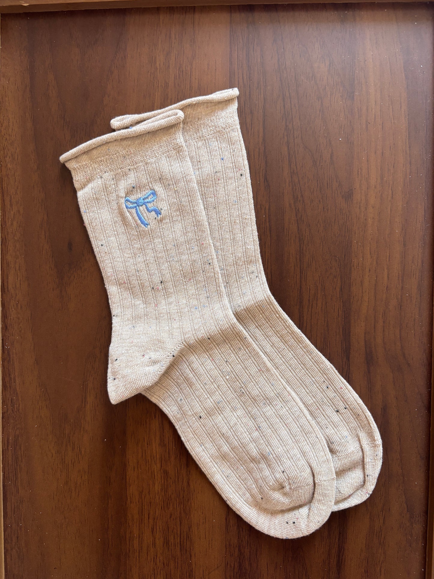 chaussettes tricotées Le nœud papillon femme lot de 3
