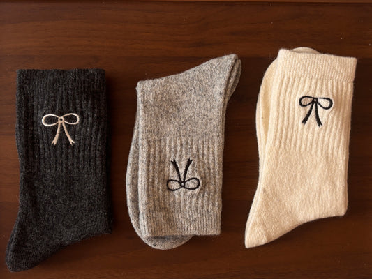 chaussettes en laine femme lot de 3