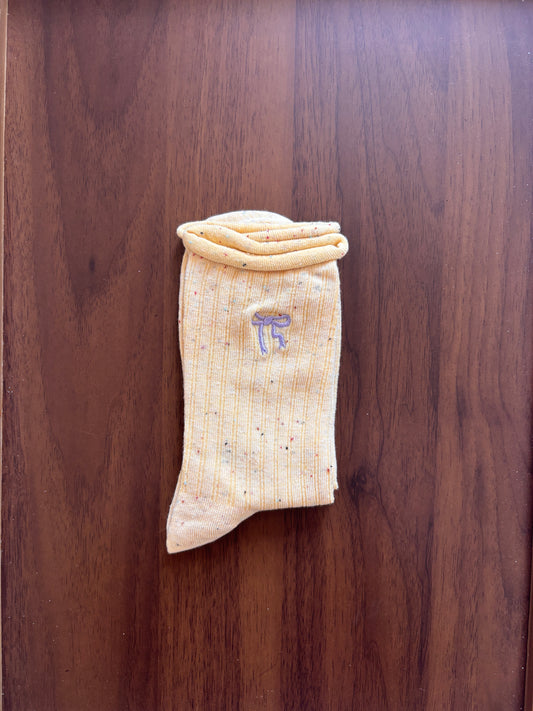 chaussettes tricotées Le nœud papillon femme  lot de 3