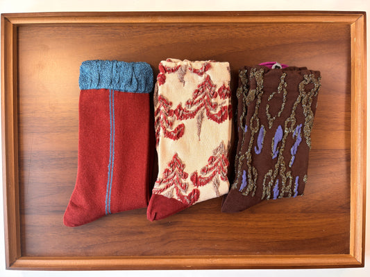 chaussettes adultes nostalgie d'hiver lot de 3