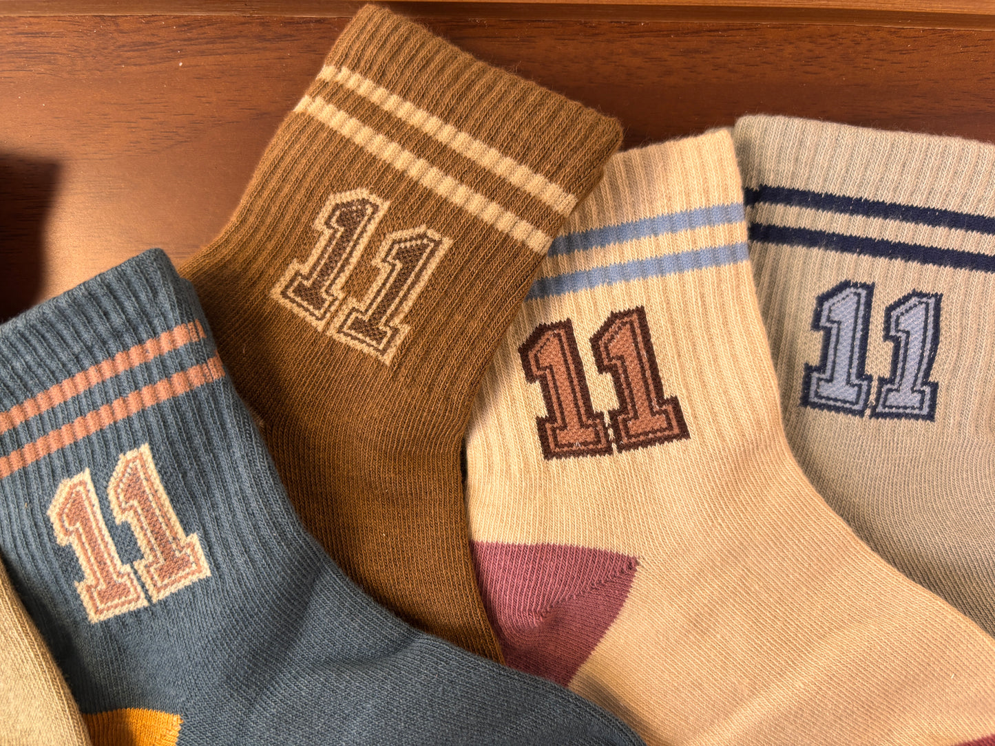 chaussettes enfants lettres 11 lot de 5