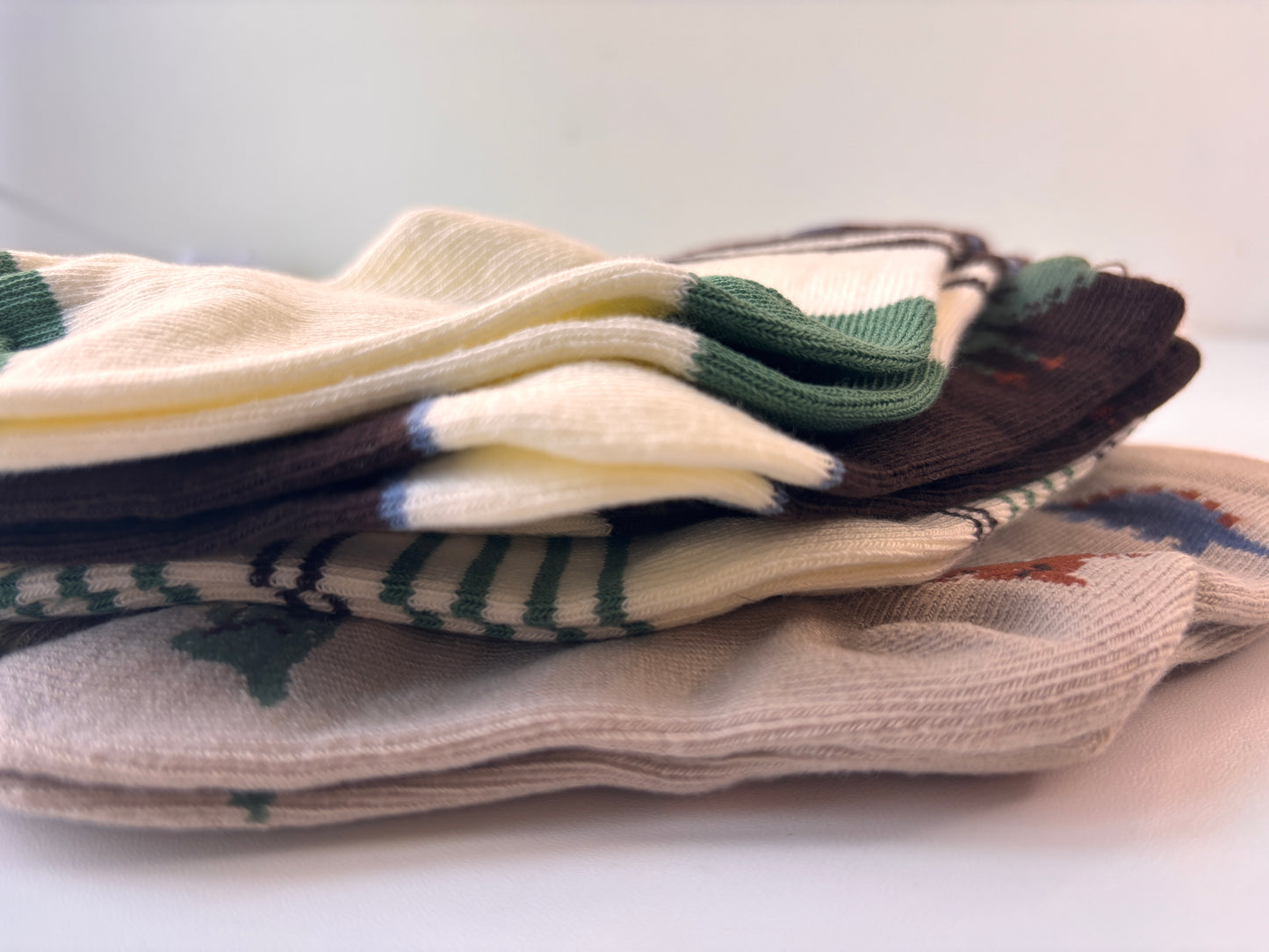 chaussettes enfant dinosaure vert lot de 5