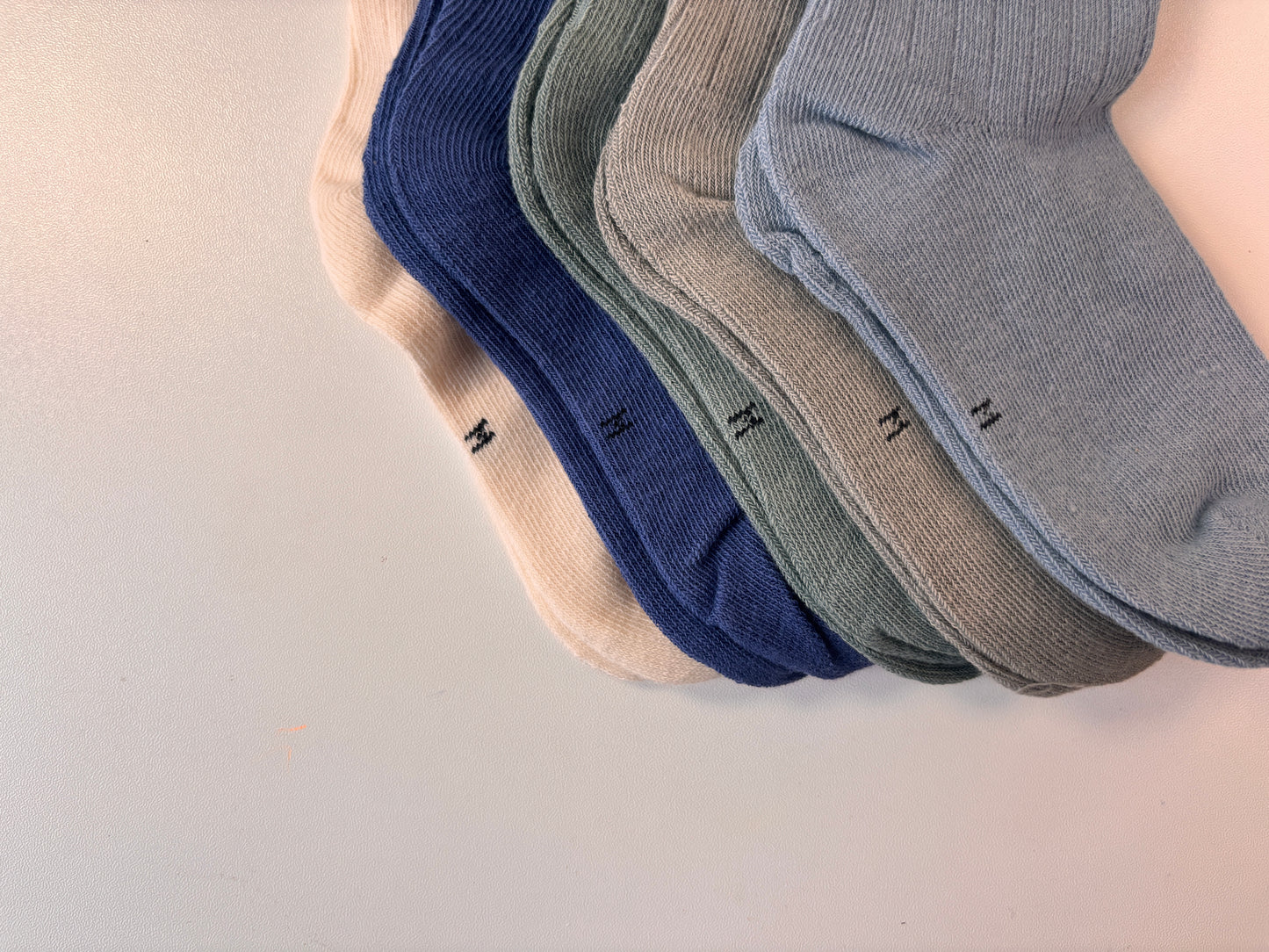 chaussettes enfants rayure bleu lot de 5