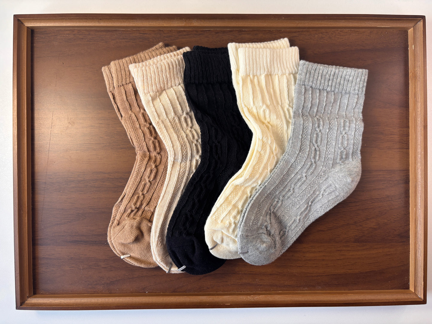 chaussettes enfants tricot lot de 5